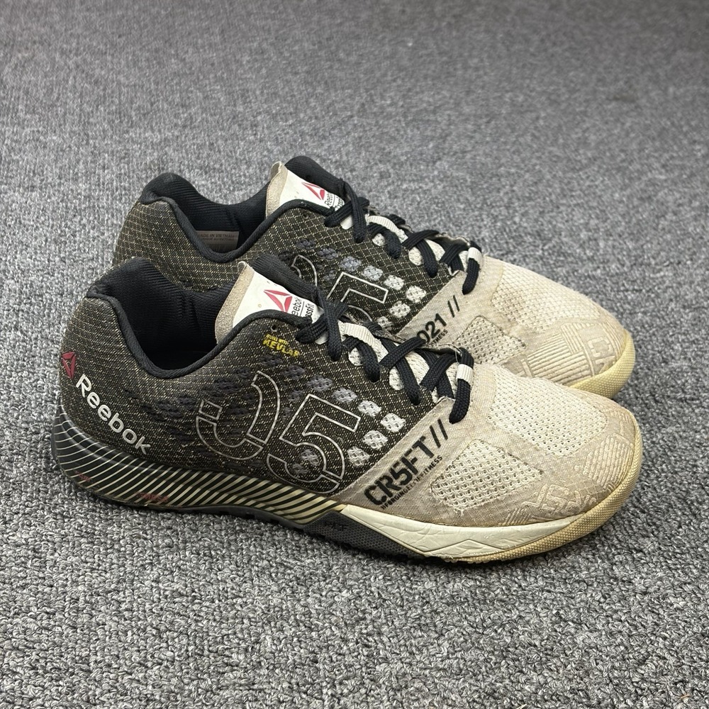 Reebok Crossfit Nano 5.0 CR5FT Kevlar Black Womens Size 8 Training Gym Shoes